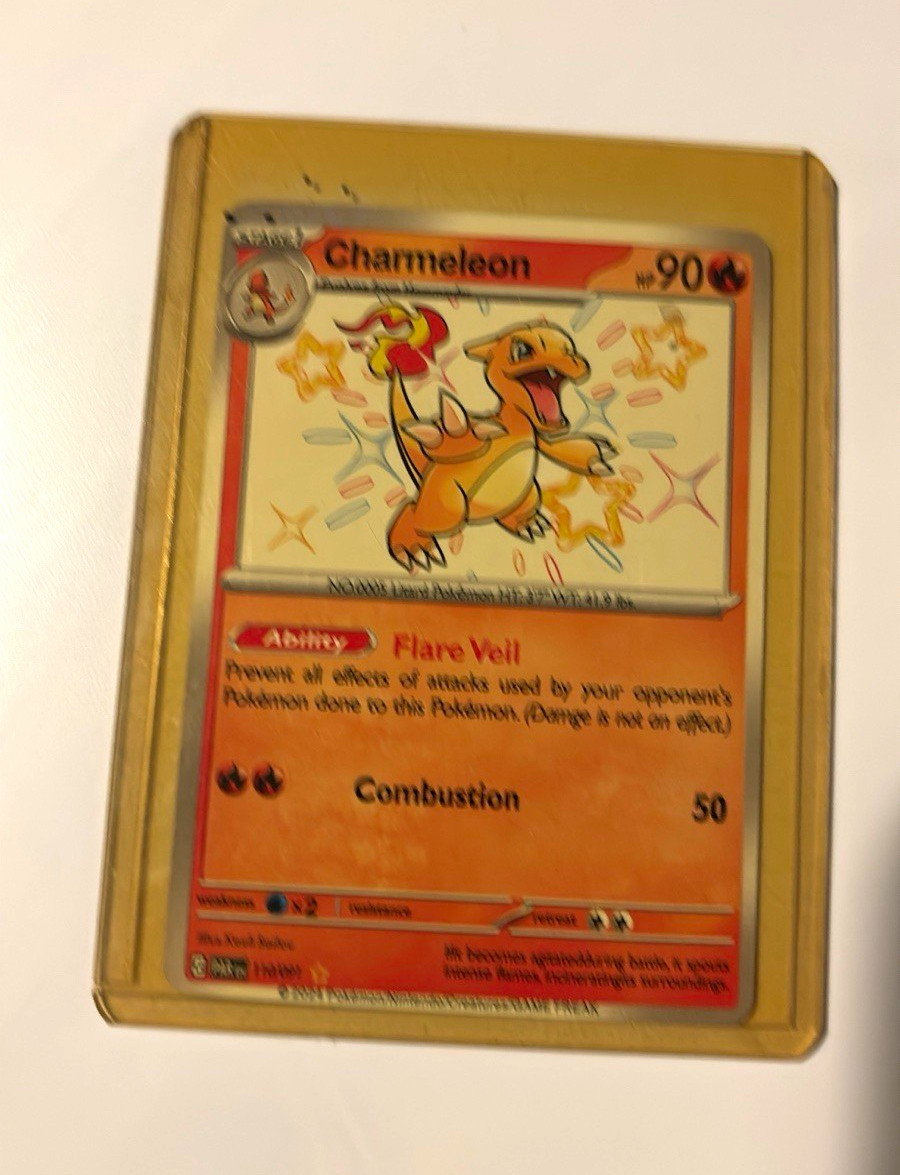 Charmeleon 110/091 90 HP Pokemon TCG SV Paldean Fates NON HOLO English Card