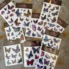 Lot Of Butterfly Tattoos BRAND NEW Butterfly Tattoo 9 Sheets Tattoo Stickers