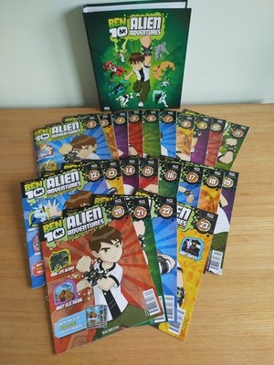 Ben 10 Alien Adventures Comics 2-23 Bundle 22 Issues + Binder No Cards