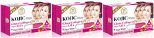  Set of 3 Kojic White Gluta Collagen Super Aha Soap 160g