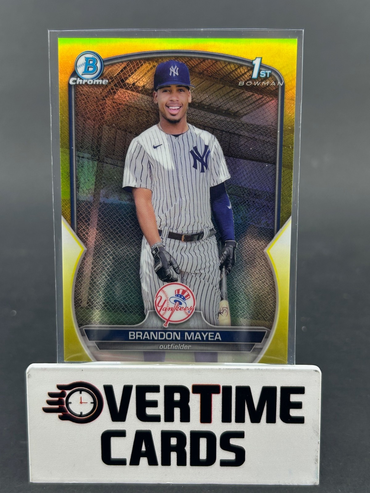 2023 Bowman Chrome Brandon Mayea 1st Bowman Chrome Yellow /75