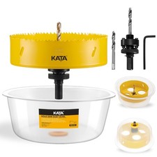 KATA 6.125 Hole Saw for Recessed-Lights: 6-1/8 in Hole Saw with Silicone Dust...