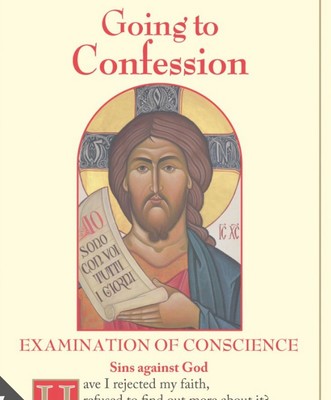 Going To Confession.  Wallet Card. Prayer Leaflet. Catholic Christian
