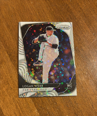 Logan Webb 2020 Panini Prizm White Donut Circle Rookie Giants Volcanoes /5 RC
