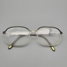Safilo Elasta Vintage Square Eyeglasses Clear Grey Gradient Made in Italy 135