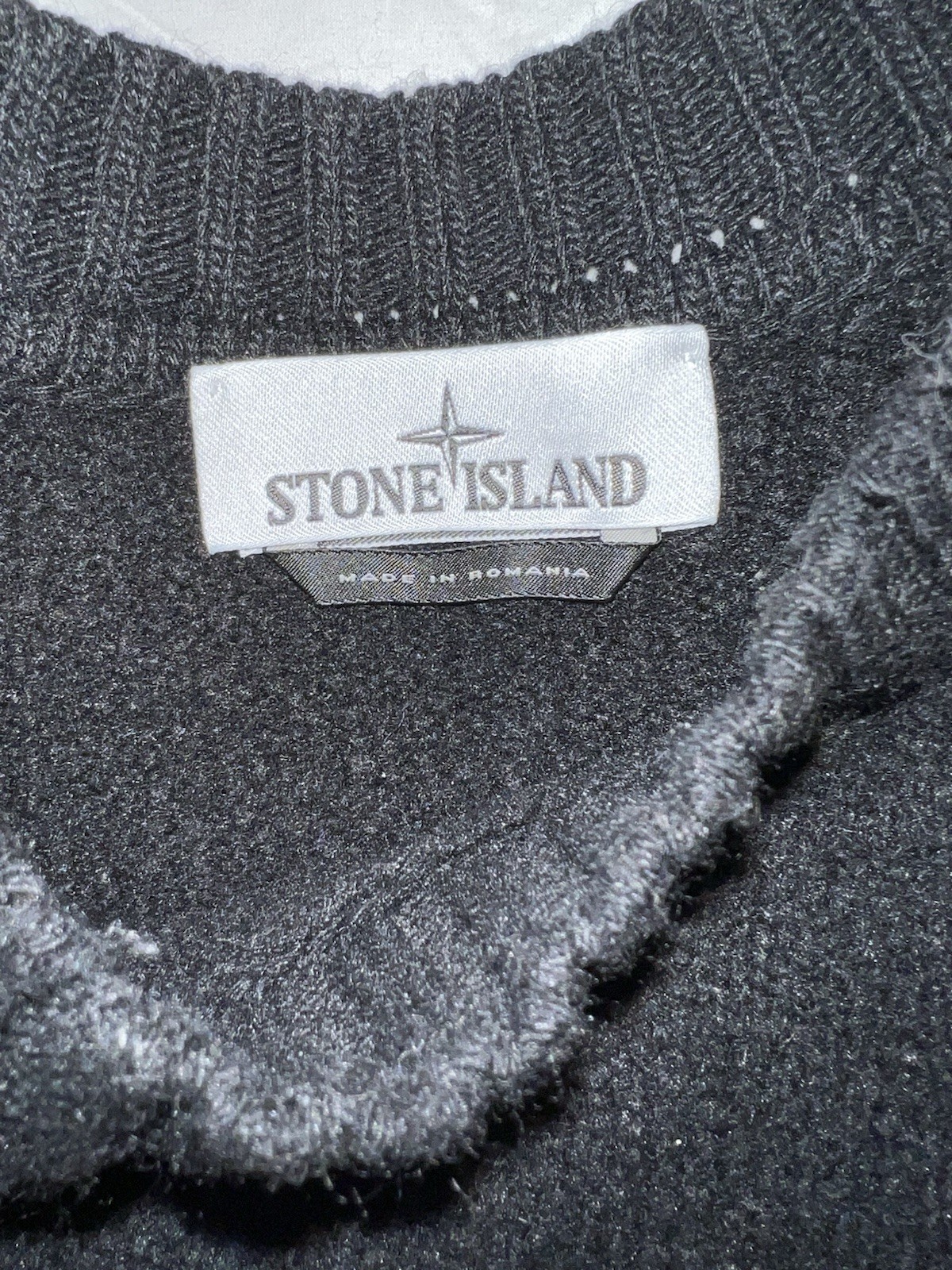 Stone Island 5100056 Fancy Yarn Sweater Black Size L thumbnail 4