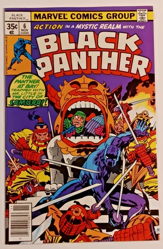Black Panther #6  Higher Grade  Marvel Bronze  1977 Jack Kirby Story & Art