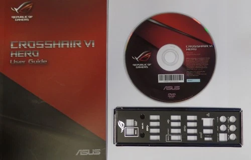 ASUS ROG Crosshair VI Hero - Handbuch - Blende - Treiber CD   #156522