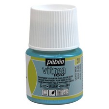 Peinture pour verre - Vitréa 160 - Pébéo - Bleu clair - 45ml