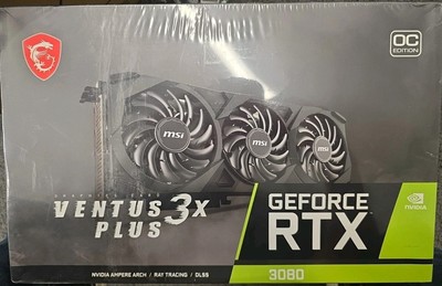 NEW MSI GeForce Nvidia RTX 3080 Ventus 3X PLUS 10G GDDR6X Graphics Card GPU