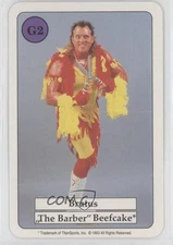 1993 Amigo Spiele WWF Quartetts Game Cards Set 6 Brutus The Barber Beefcake #G2