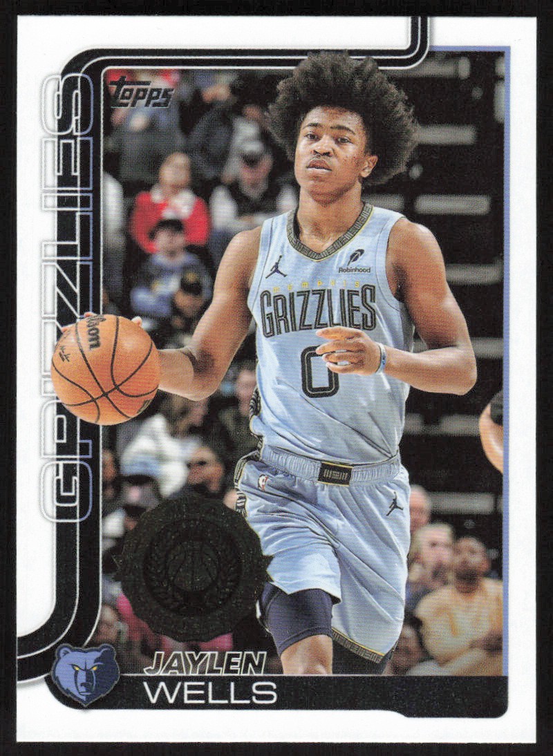 2025-26 Topps Jaylen Wells All-Rookie Team Card #183 - Memphis