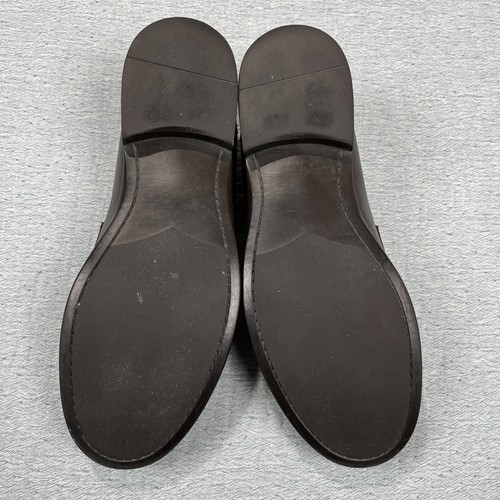 Brooks Brothers Penny Mocasines Zapatos Cuero Marrón Hecho en Italia Hombres Talla 8 - Imagen 7 de 13
