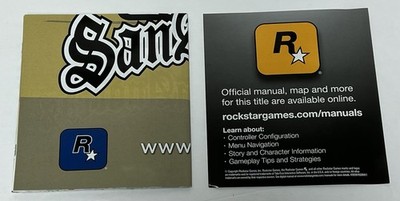 Grand Theft Auto - GTA San Andreas - PS3 - POSTER ONLY