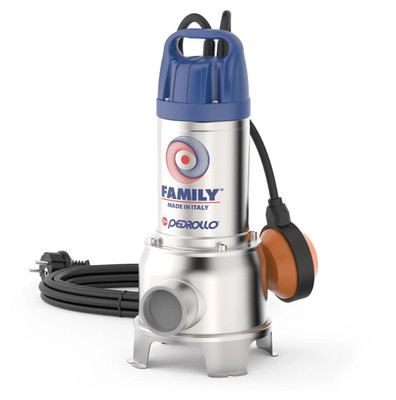 Elektropumpe Für Schmutzwasser Vortex Pedrollo Family - 0,50 kW - 0,70 HP