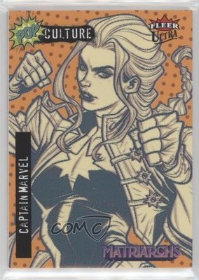 2024 Fleer Ultra Matriarchs of Marvel Pop Culture Captain Marvel #PC-10 09q5