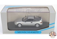 MINICHAMPS 1/43 Honda CR-X Coupe 1989 Silver Diecast 430161521 Japan