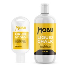 MOBU Flüssigkreide 250ml | Maximaler Grip und schweißfreie trockene Hände 250ml, weiß