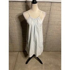 Old Navy Womens Chambray Blue High Neck Sleeveless Dress Size Medium