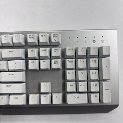 Razer BlackWidow X Chroma Mercury Edition Gaming Keyboard - Gray