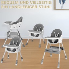 Kinderhochstuhl klappbar Babystuhl Kinderstuhl Babyhochstuhl ab Geburt mit Tisch