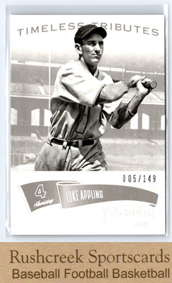 2014 Panini Classics #89 Luke Appling Timeless Tributes Silver /149