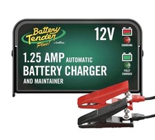 Battery Charger 12v 1.25 Amp Car Motorcycle Maintainer Tender Plus Float Atvs
