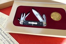Schrade USA Official Boy Scouts 3.75" Closed 75th Diamond Jubilee Knife MIB