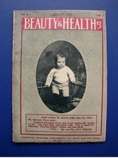 RARE VINTAGE AUGUST 1904 BEAUTY AND HEALTH GADGETS VITAMINS MAGAZINE Vol 8 # 5