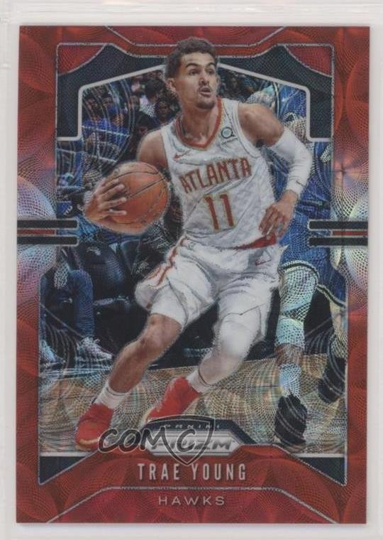 2019-20 Panini Prizm Choice Red Prizm 12/88 Trae Young #31 2r7
