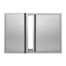 Mul-size-Outdoor Kitchen Doors with Invisible...