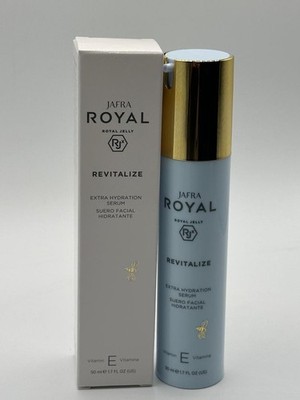 Jafra Royal Revitalize Extra Hydration Serum w/Vitamin E LARGE 1.7 Fl Oz New 
