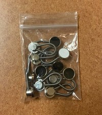 Mens Shirt Collar Extenders 12 PCS Elastic Neck Button Extender Comfort Dress Sh