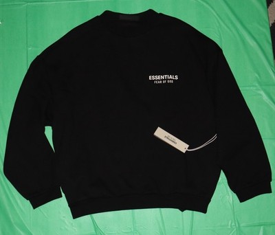 Essentials Fear Of God Black Sweatshirt Men s Size S