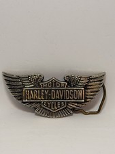 Harley Davidson Gürtelschnalle Belt Buckle Motor Cycles Flügel Logo 