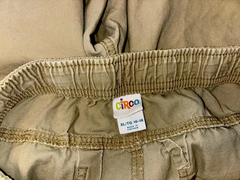 Circo Boys L 16-18 Shorts Khaki Cotton Shorts - Image 3 of 3