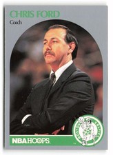 1990-91 Hoops #306 Chris Ford Boston Celtics
