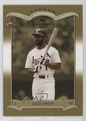 2003 Donruss Classics Legend National Convention Embossing 1/5 Ozzie Smith 04br