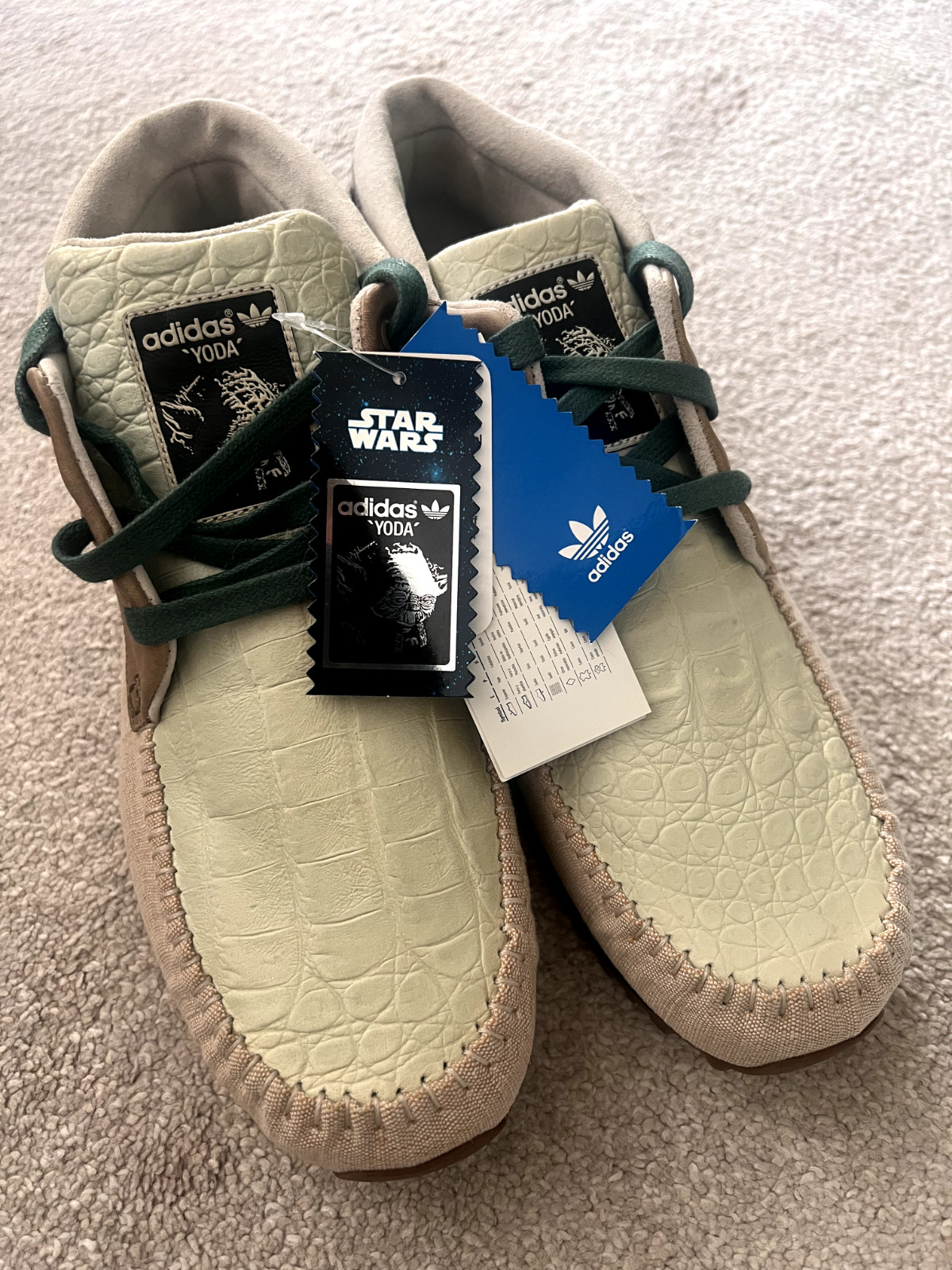 Star Wars x Adidas ZX700 Boat Yoda Trainers Size UK 10.5 image 5