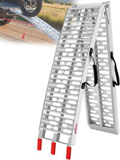 7.5FT Aluminum Motorcycle Ramp, 750 Lbs Capacity, Folding Truck Ramp for ATV, Mo