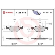 Brembo Bremsbelagsatz Bremsklötze vorne 9947776 77362300 71770955 | 634195