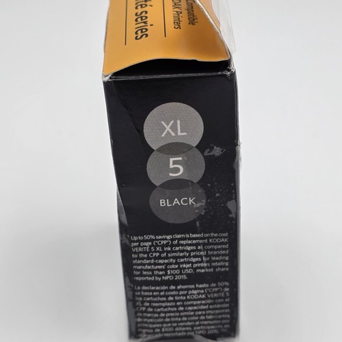Kodak Verite 5 XL Black Ink Cartridge Printer Ink Genuine NEW - Picture 2 of 5