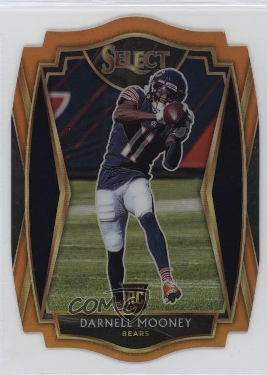 2020 Select Premier Level Orange Prizm Die-Cut Darnell Mooney #200 Rookie RC 0g9