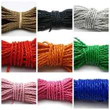 11 Yards BOLO Braided Faux Leather String Jewelry Making Cord Trimming 3mm