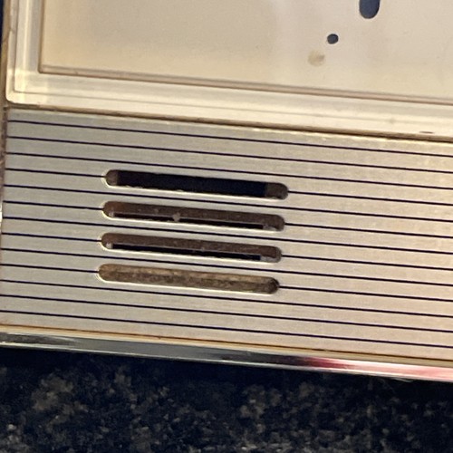 RARO Sveglia Meccanica Vintage Seiko Viaggio/Scrivania Quarzo Giappone QQQ401G Non Testata - Foto 12 di 13