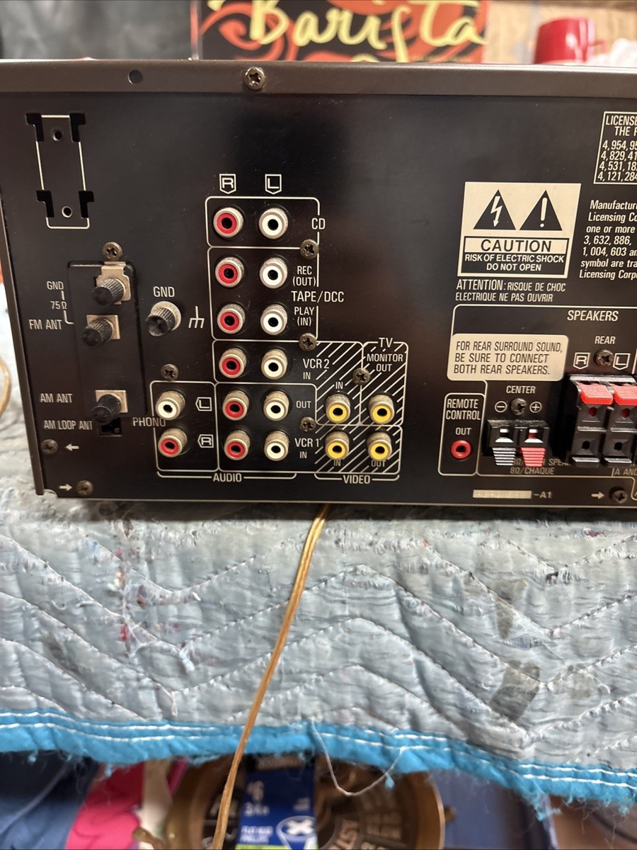 TECHNICS SA-GX670 AV Control AM/FM Stereo Receiver 280W (WORKS) | eBay