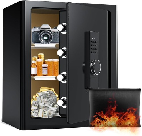 1.2-2.0 Cubic ft Home Safe Box Storing Valuables,Electronic Digital Cabinet Safe