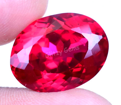 Natural Blood Red Ruby 18.80 Ct Oval CERTIFIED Gigantic Stunning Loose Gemstone