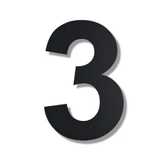 BetLight Modern House Numbers-8 Inch High Stainless Steel Floating Home Addre...