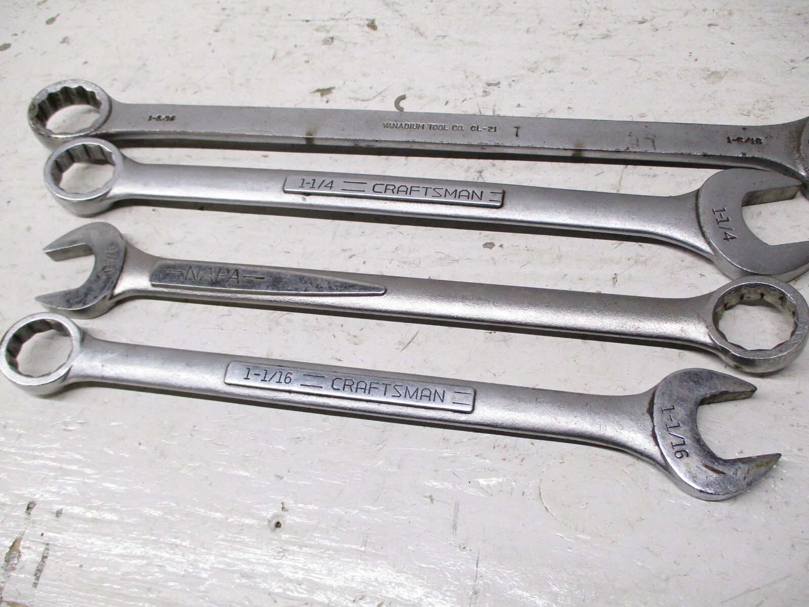 Craftsman Large Wrenches 1 1/4 1 5/16 1 1/16 1 1/8 Napa eBay